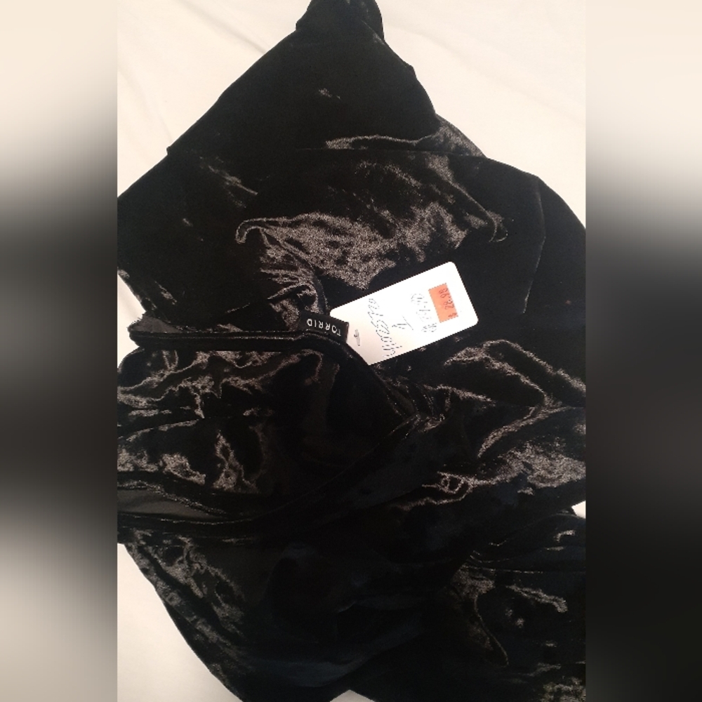 Torrid Crushed Velvet Catsuit